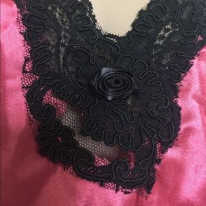 DONATED L.A. Intimates camisole with lace trim